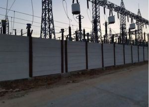 Industrial Compound Wall Installation — 2000 RFT Project